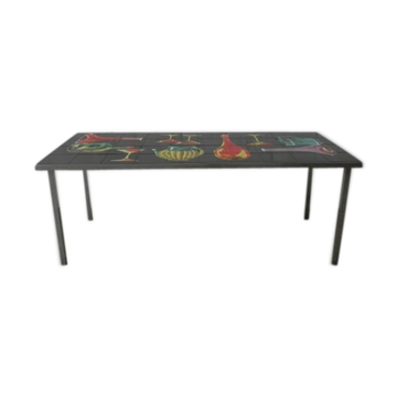 Vintage ceramic coffee table