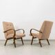Armchairs type 53 by J. Smidek, Ton, Czechoslovakia, 1960s, set of 2