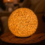Lampe à poser en coquillages