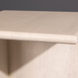 Coffee table in travertine, set of 4