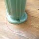 JAZ Pendulette / Mechanical Awakening - Art Deco Style - Mint Color - 1950s