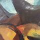 Abstract composition, oil on canvas signed Nantois or