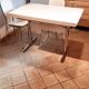Kitchen table and 2 formica chairs