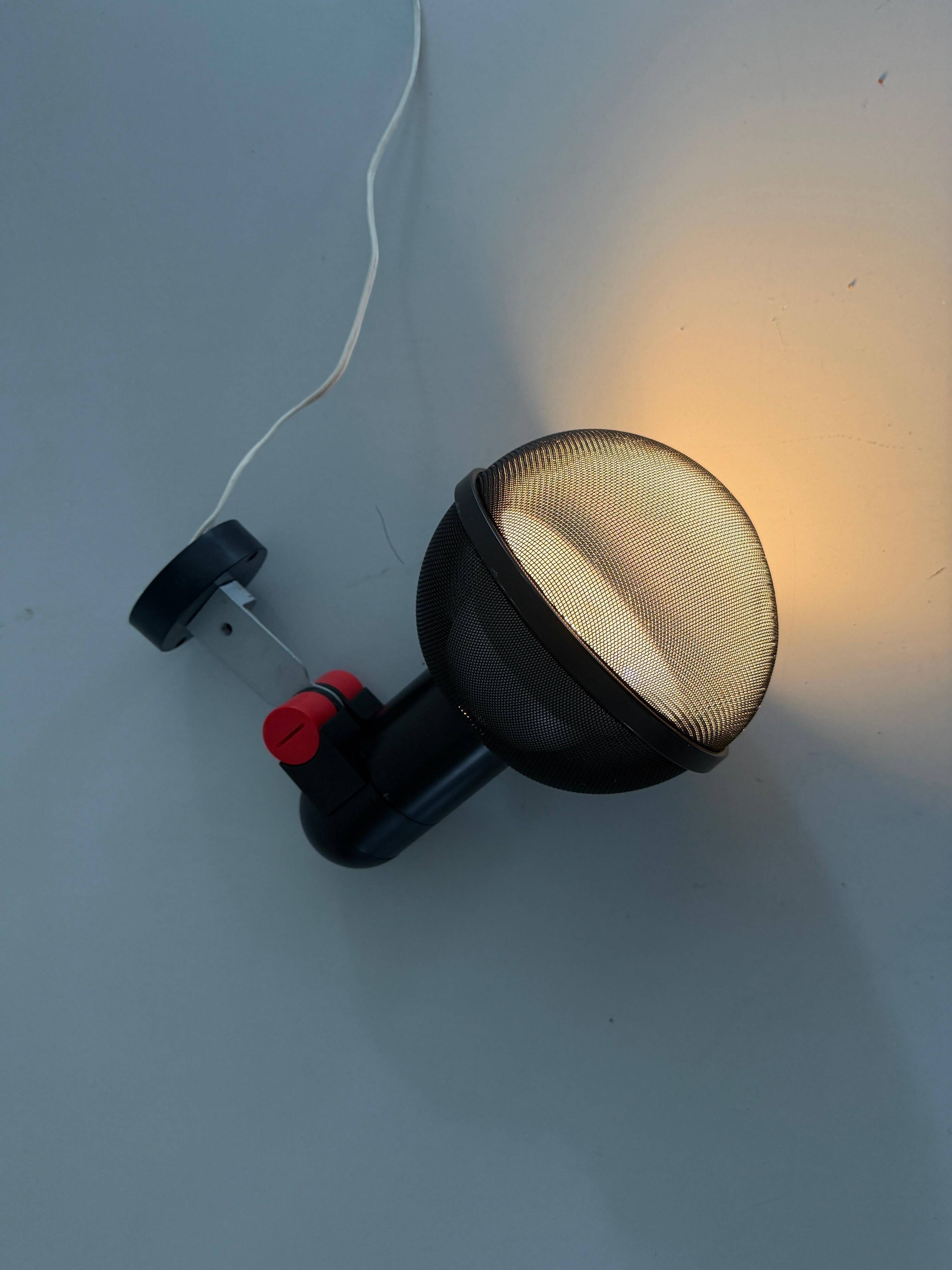 Wall light for microphone by Roger Tallon for Erco Leuchten, 1970s, Germany.