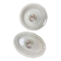 Lot de 2 plats de service Digoin & Sarreguemines Nanteuil
