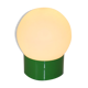 Lampe acier vert opaline