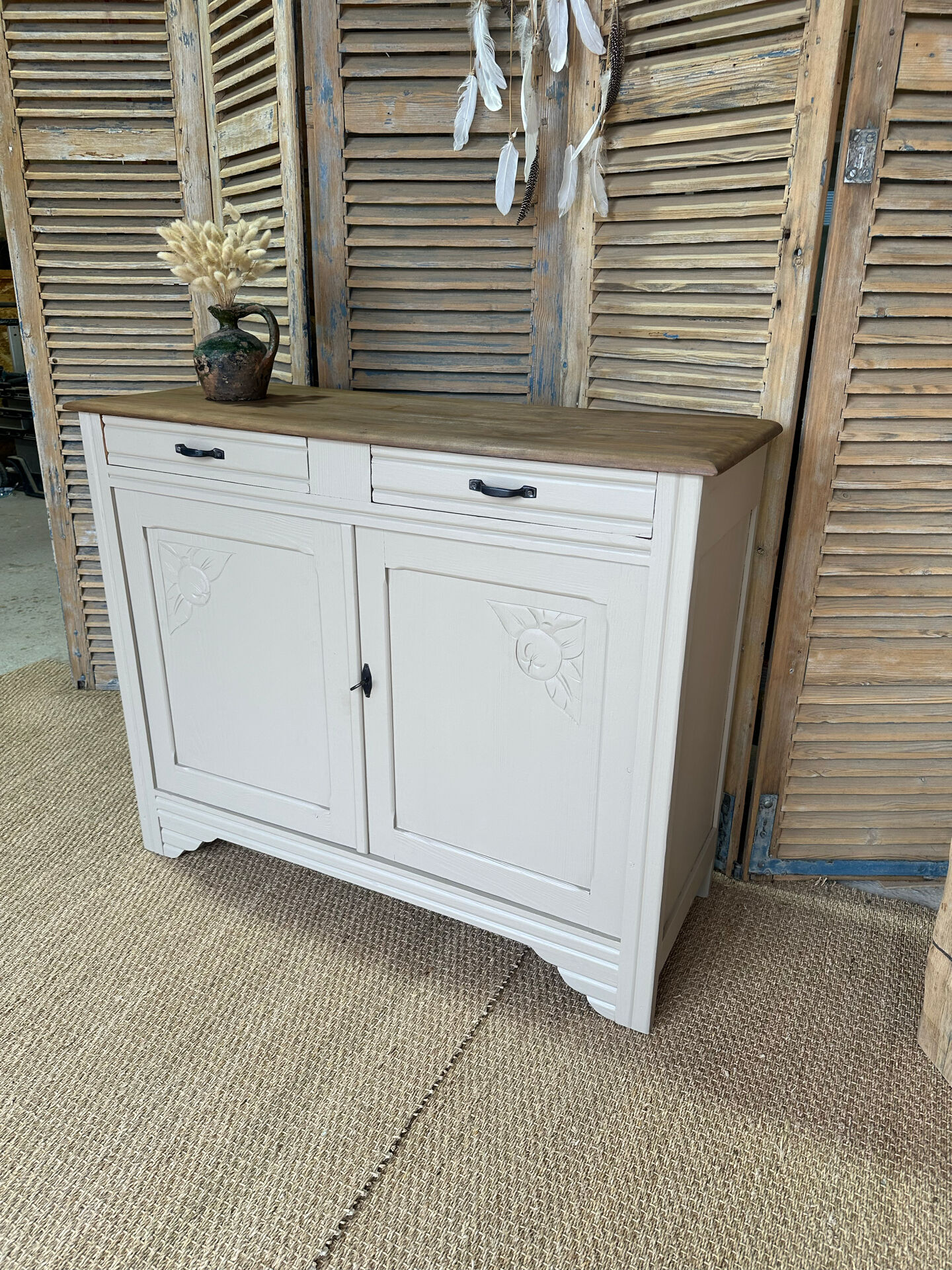 Antique buffet in Art Deco style