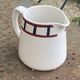 Pichet basque numeto 4 rayures bleues et bordeaux vintage