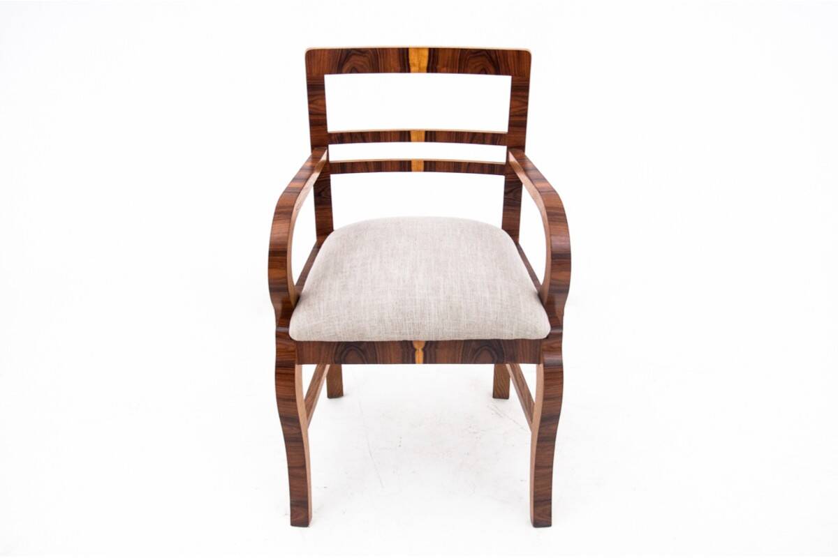 Fauteuils Art Déco, Pologne, années 1930. Après rénovation.