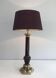 Attributable to Cristal & Bronze Paris. Important lamp in red crystal and chiselled bronze.