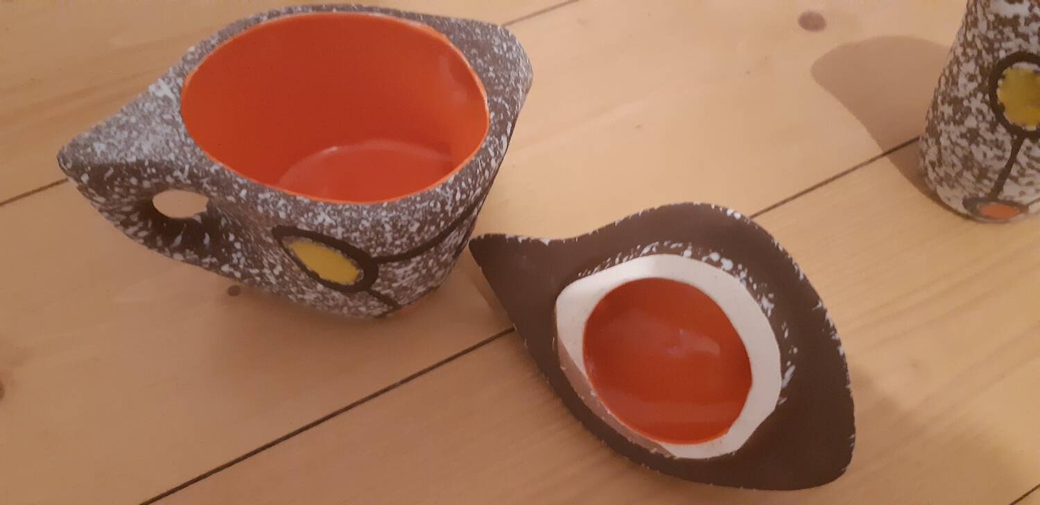 Vintage Vallauris coffee service