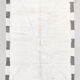 Moroccan Berber carpet m'rirt ecru diamonds engraved 3x212m