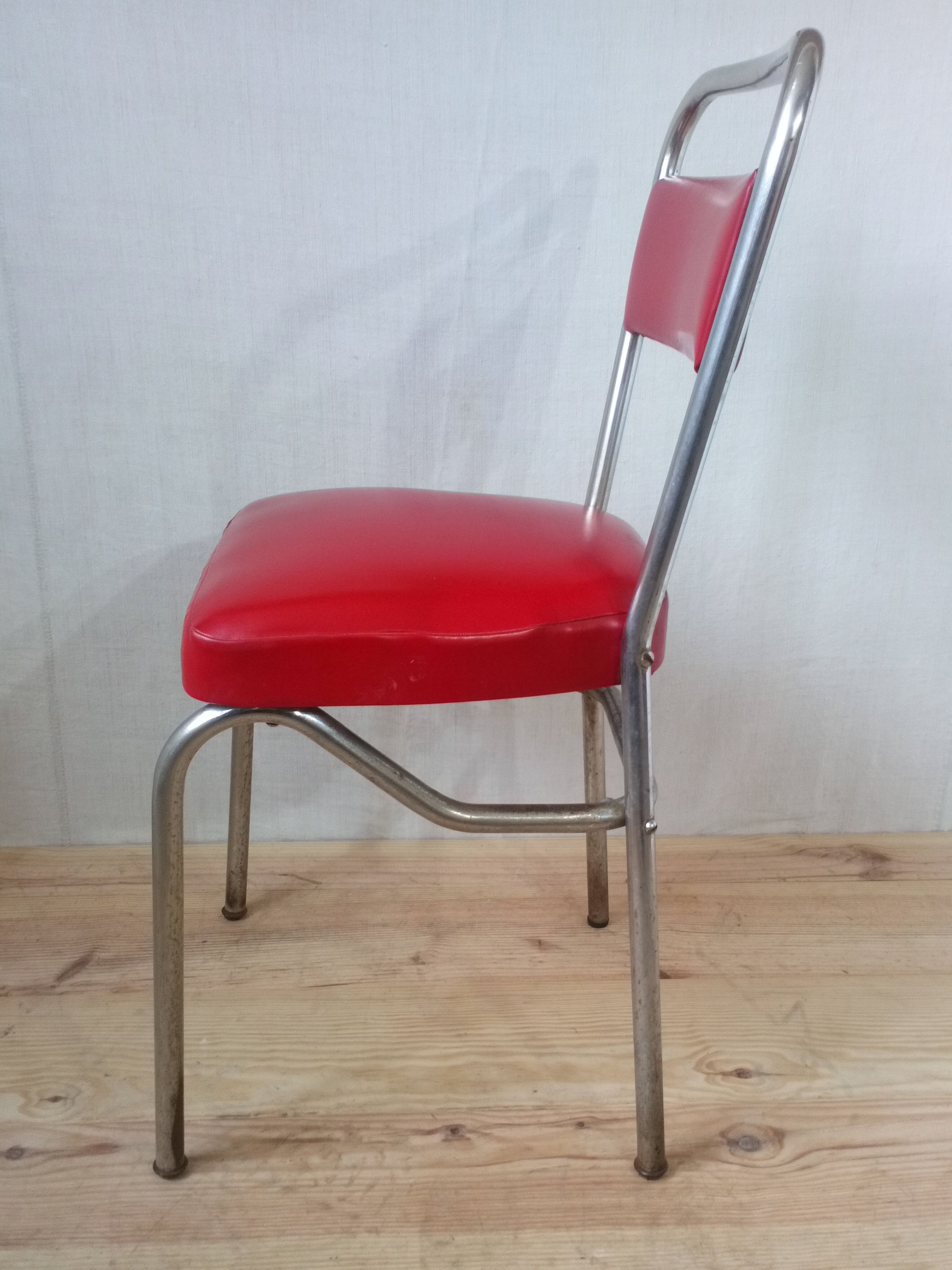 Chaise d'administration 1950 vintage