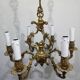 6-light bronze chandelier