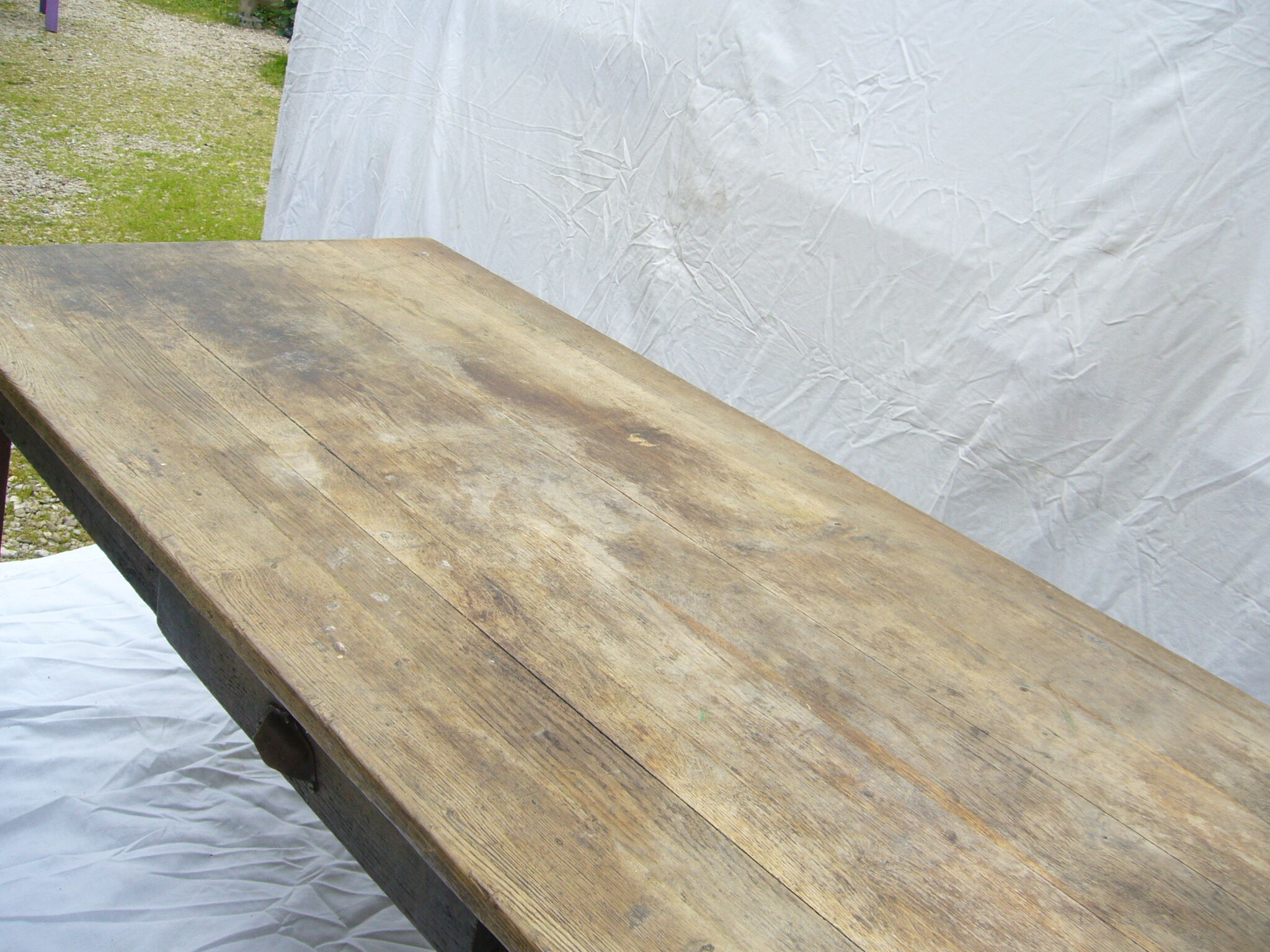 old farm table