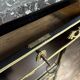 Secretary in black lacquered wood and gilded bronze