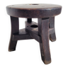 Tabouret bas en bois 19° siècle