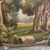 Old painting painting Vietnam