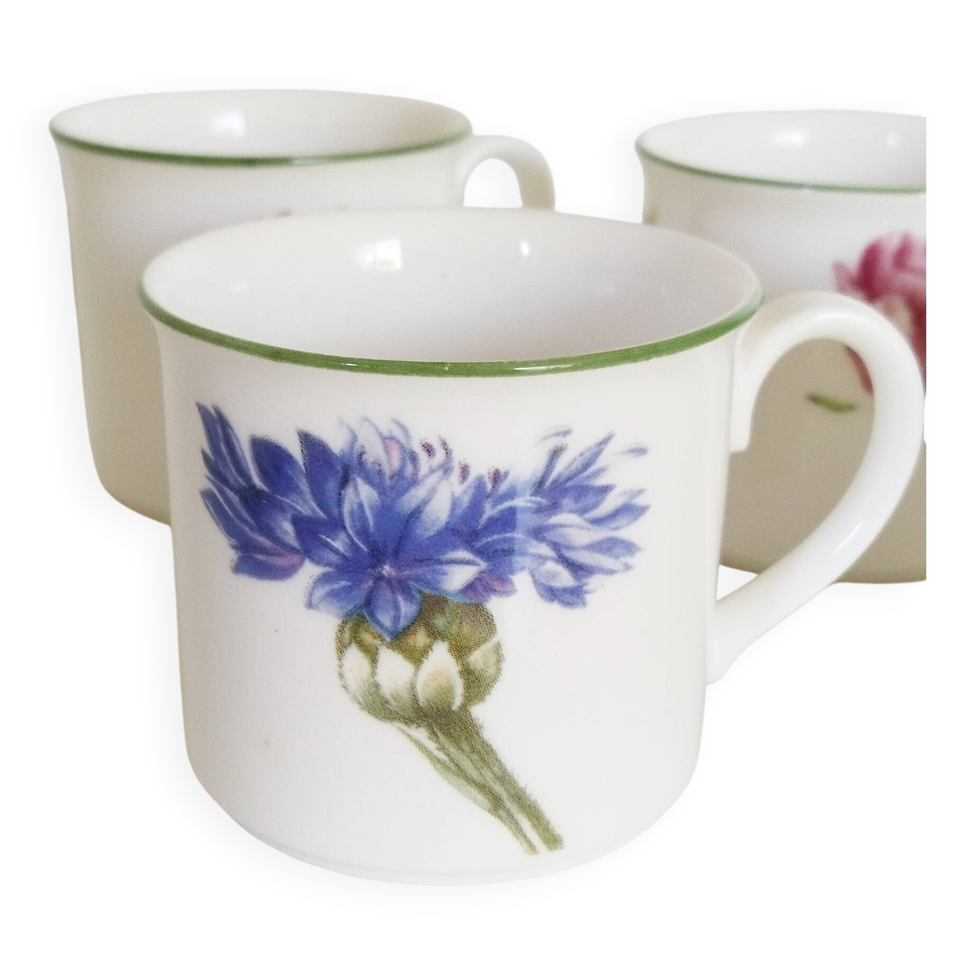 Porcelain coffee service, Villeroy and Boch, Flora model