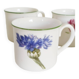 Service à café   en porcelaine , Villeroy et Boch  , modèle Flora
