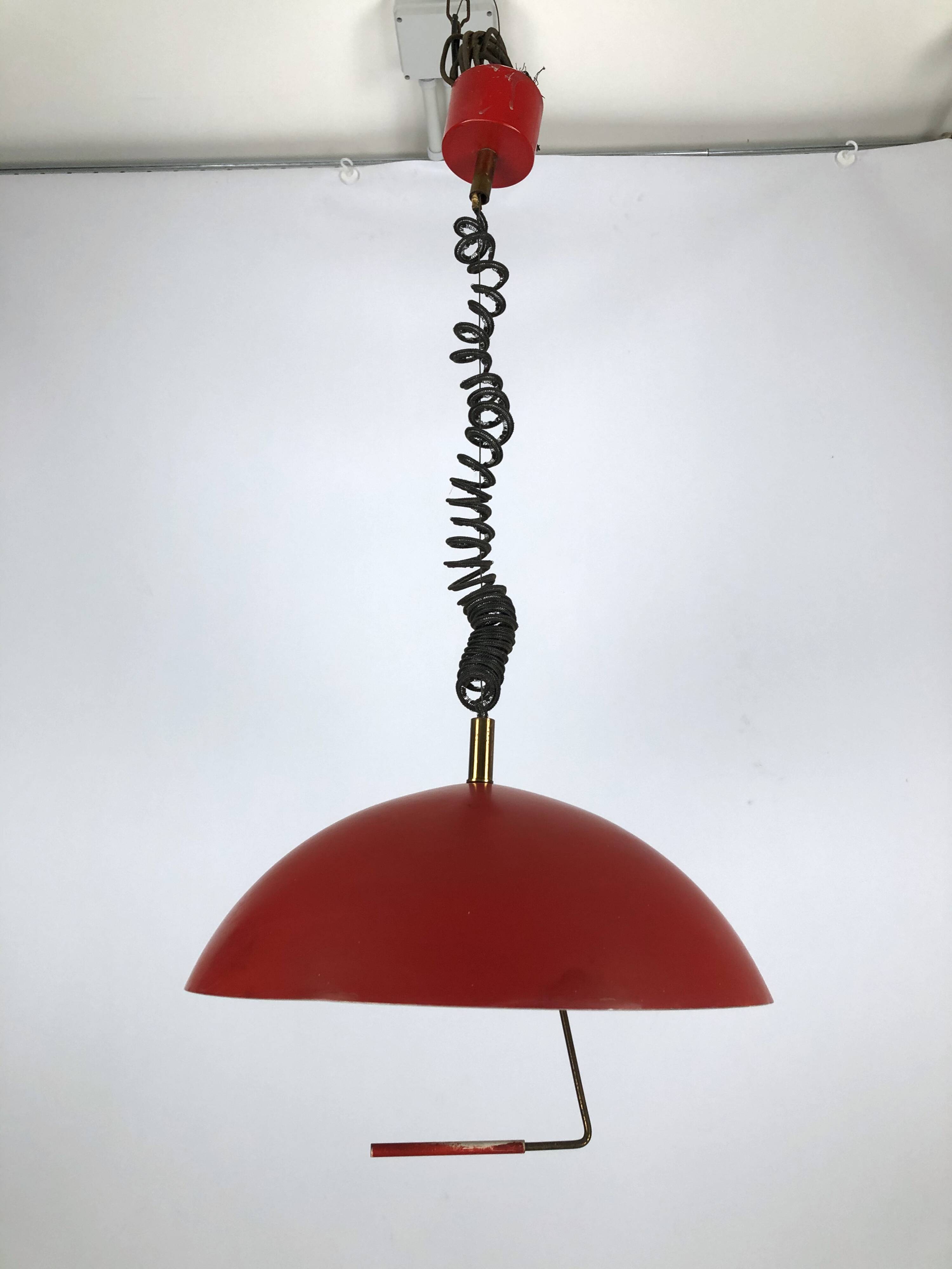 Stilux Milano, Italian labeled chandelier from 50s
