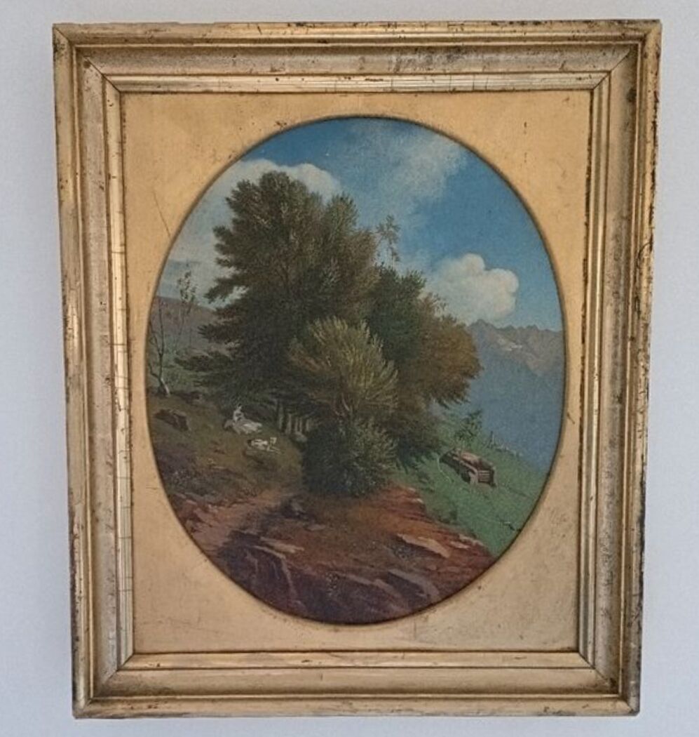 Huile sur toile, Lataste, XIXème