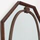 Art Deco octagonal wooden mirror, France ca. 1920
