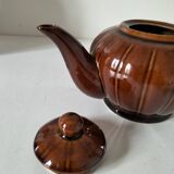 Chinese pumpkin shaped teapot