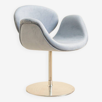 "Little Tulip" baby blue armchair by Pierre Paulin for Artifort 80's