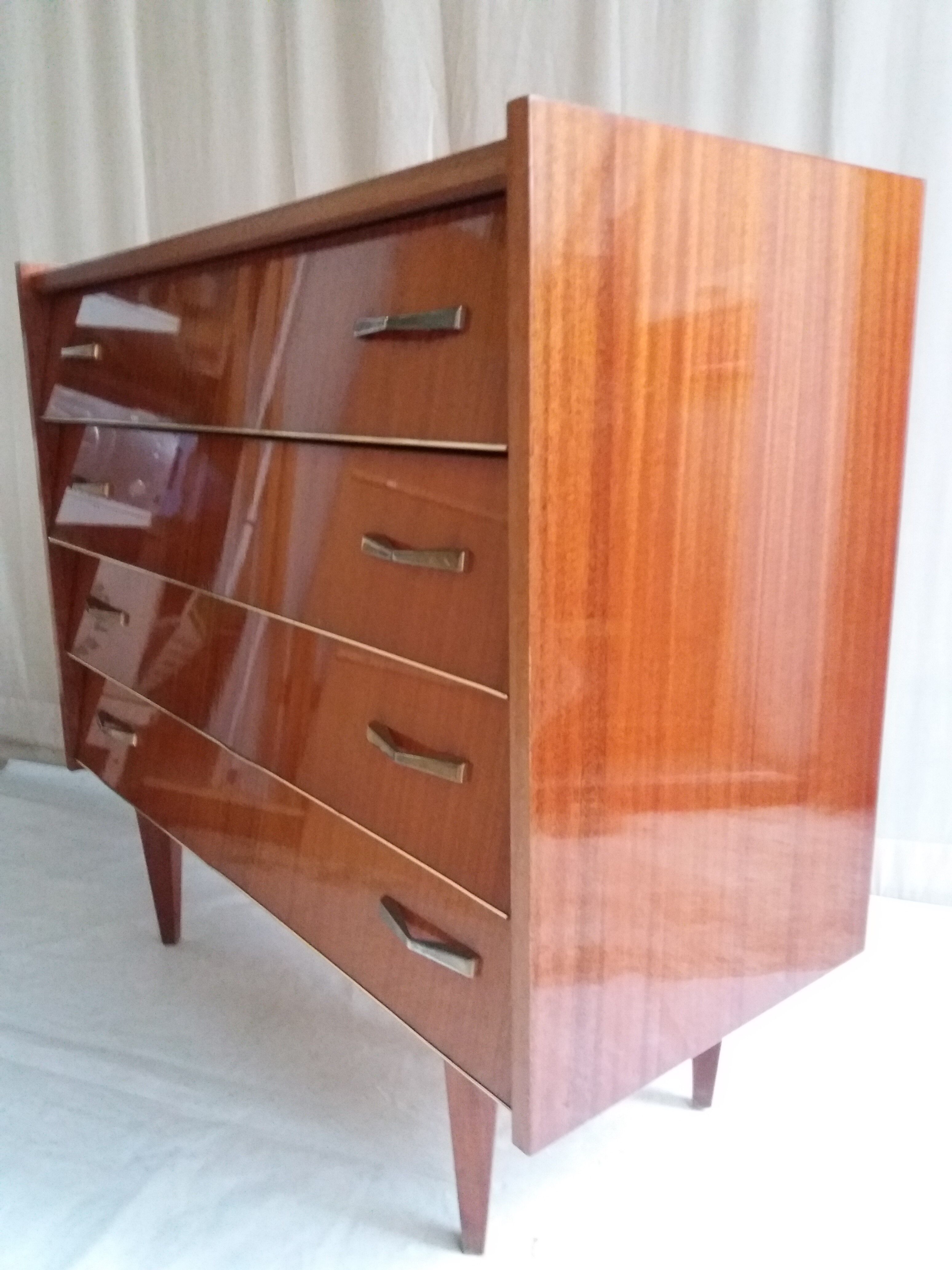 Chest of drawers vintage sixties