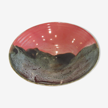 Coupe en céramique bicolore rose et gris Chevalley