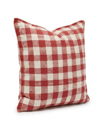 Cotton plaid cushion cover - 50cmx50cm