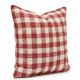 Housse de coussin en coton à carreaux - 50cmx50cm