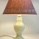 Lamp feet in vintage marble