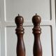 Set pepper and salt shaker in xxl wood