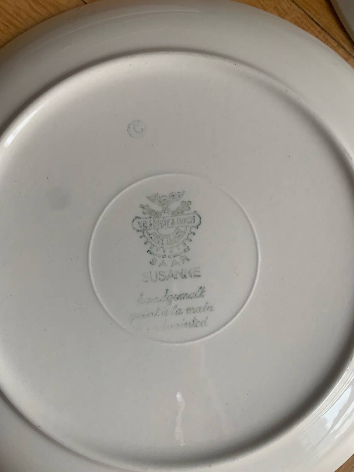 Susanne Villeroy and Bosh plate