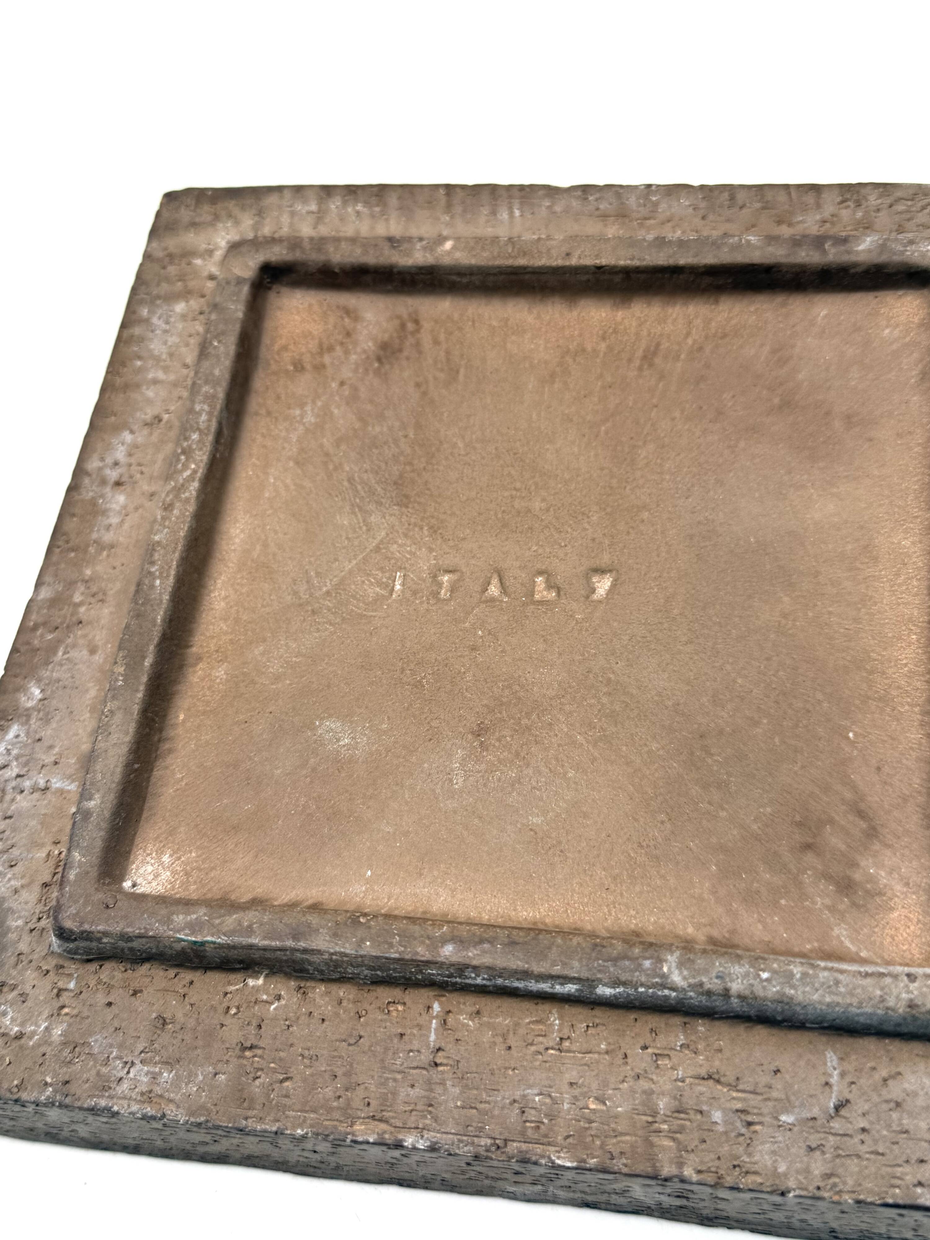 Mid-century space age ceramic ashtray, Aldo Londi Bitossi Italy 1970s