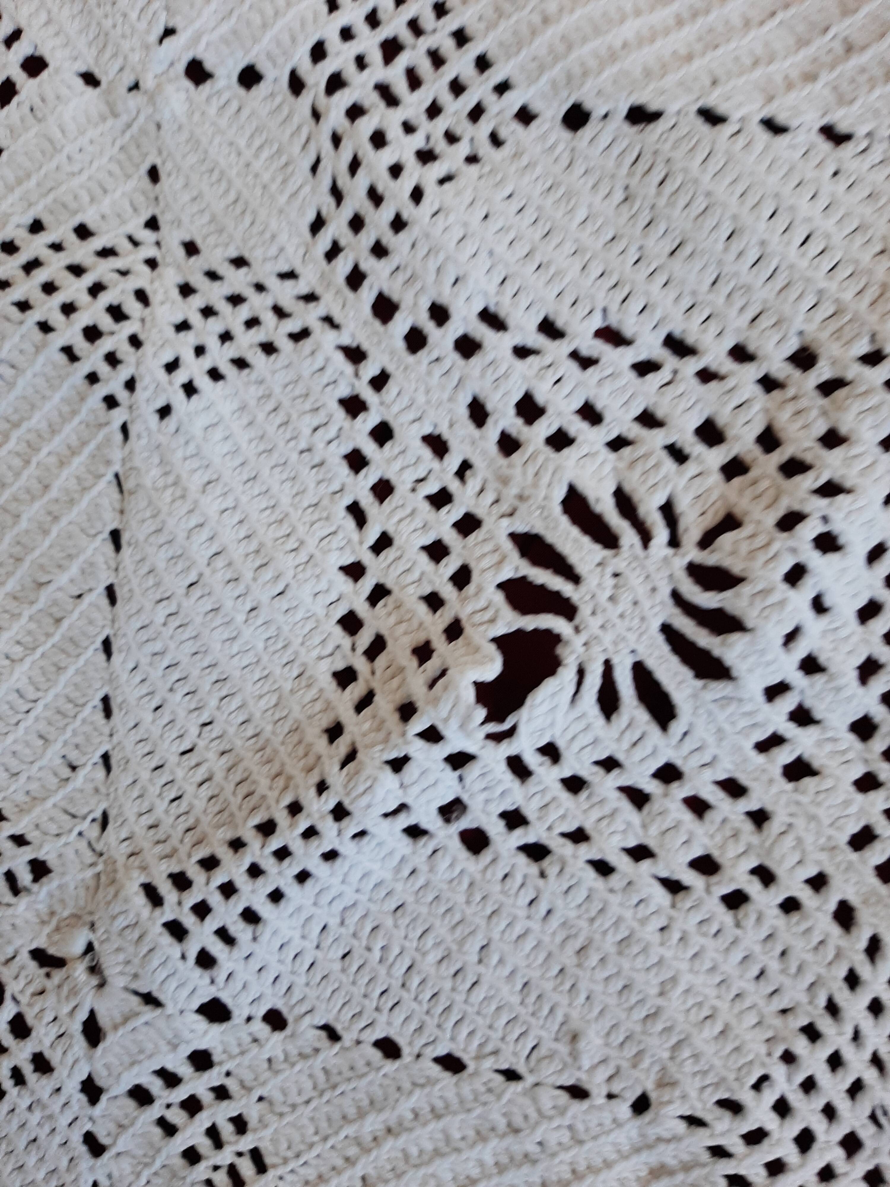 Dessus de lit au crochet