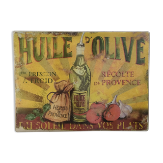 Vintage glass cutting board