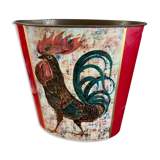 Corbeille à papiers en métal