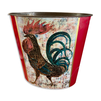 Metal paper basket