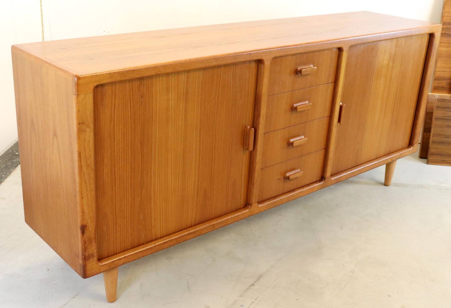 Silkeborg deens teak vintage sideboard 'Bandenitz' | 200 cm