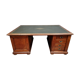 Trade furniture: double-sided desk in oak stained Napoleon III era around 1880