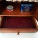 Old bathroom cabinet from the 40s in solid oak