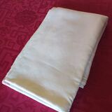 Old white tablecloth