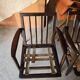 PRL armchair "Stefan" oak wood vintage beige - gold boucle - 3 pieces available