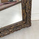 Miroir style Louis XV en bois et stuc doré - 60x49cm