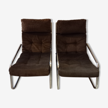 Gillis Lundgren armchairs for Ikea 1974