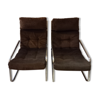 Gillis Lundgren armchairs for Ikea 1974