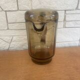 Smoked glass pitcher